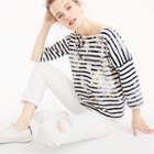 J.Crew Limited-edition striped T-shirt in paint splatter