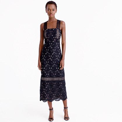J.Crew Collection dress in Austrian eyelet