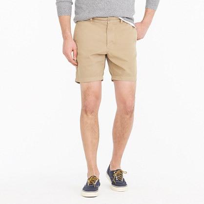 J.Crew 5 short in garment-dyed tan cotton