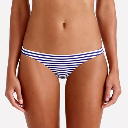 J.Crew Deck-stripe shrunken low-rider bikini bottom