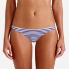 J.Crew Deck-stripe shrunken low-rider bikini bottom