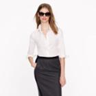 J.Crew Three-quarter sleeve stretch perfect shirt