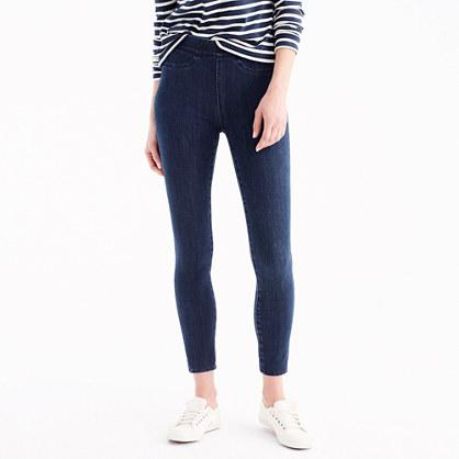 J.Crew PetitePull-on toothpick jean in black