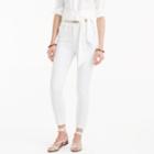 J.Crew Tall 9 lookout high-rise crop jean in white