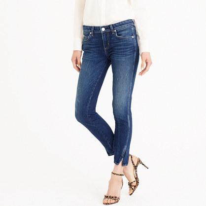 J.Crew AMO twist zip jean in sapphire wash