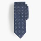 J.Crew Silk tie in mini foulard
