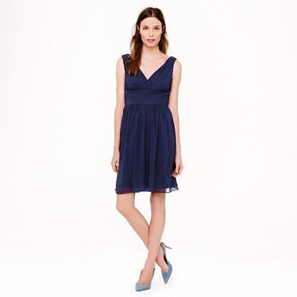 J.Crew Marlowe dress in swiss-dot