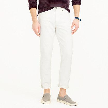 J.Crew 770 straight jean in rinsed white