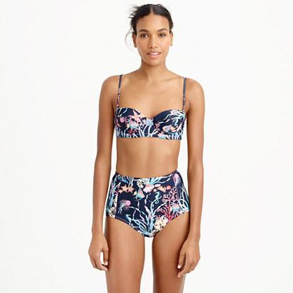 J.Crew Underwire bikini top in Ratti&reg; Under the Sea print