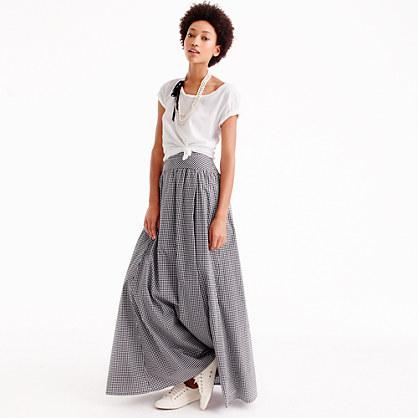 J.Crew Ball skirt in gingham