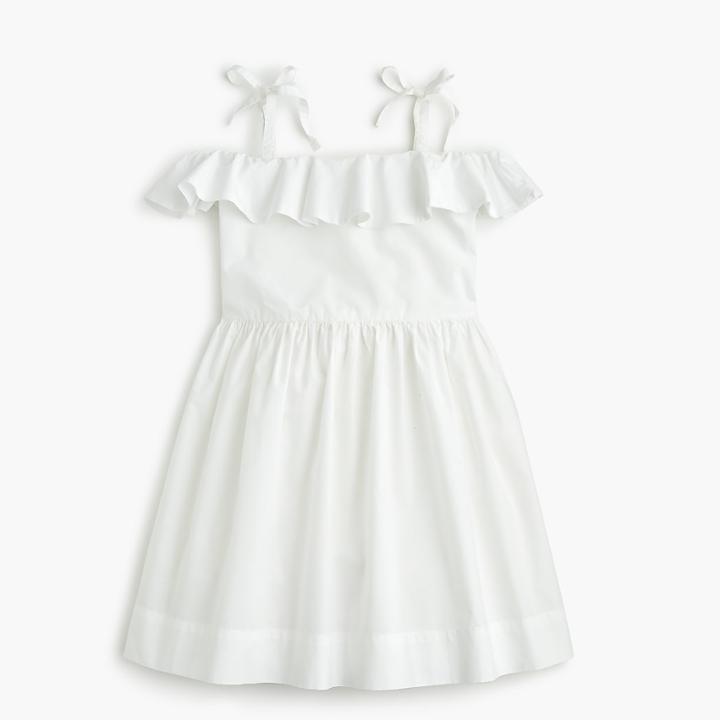 J.Crew Girls' tie-shoulder dress