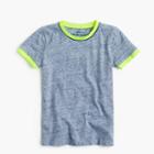 J.Crew Boys' heathered piped ringer T-shirt