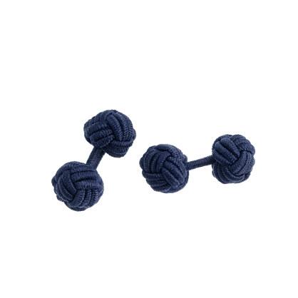 J.Crew Fabric knot cuff links