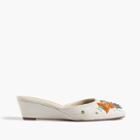 J.Crew Blanche beaded mini-wedge mules (45mm)