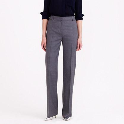 J.Crew Petite Hutton trouser in Super 120s wool