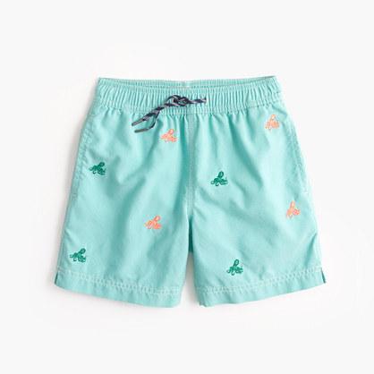 J.Crew Boys' board short with octopus critters