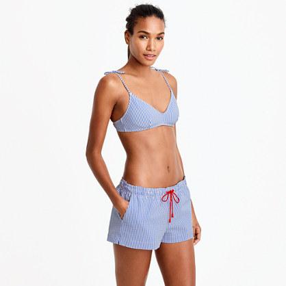 J.Crew Seersucker drawstring board short