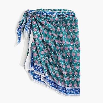 J.Crew SZ Blockprints&trade; for J.Crew sarong-scarf