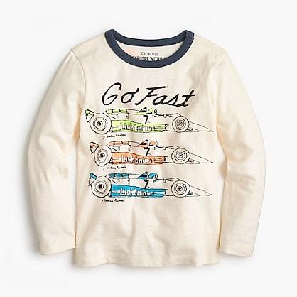 J.Crew Boys' long-sleeve race car T-shirt