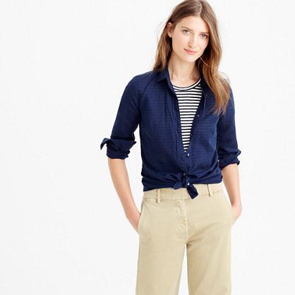 J.Crew Perfect shirt in cotton-linen