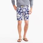 J.Crew 9 board short in blue and white floral