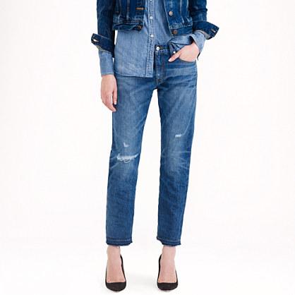 J.Crew Point Sur vintage cropped Japanese selvedge jean in darwin wash