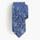 J.Crew Italian silk tie in blue floral