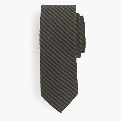 J.Crew Silk-wool tie in microstripe