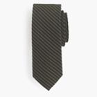 J.Crew Silk-wool tie in microstripe