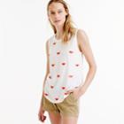 J.Crew Beaded watermelon T-shirt