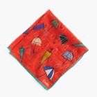 J.Crew Drake's&reg; cotton-silk pocket square in umbrella print