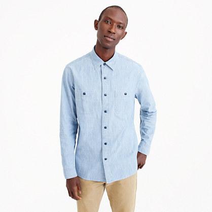 J.Crew Wallace & Barnes chambray workshirt