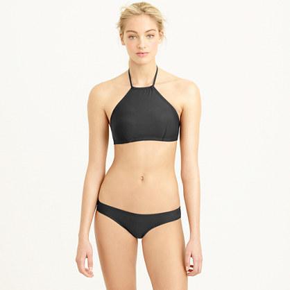 J.Crew Cropped halter bikini top
