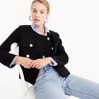 J.Crew Cropped jacket in boiled wool