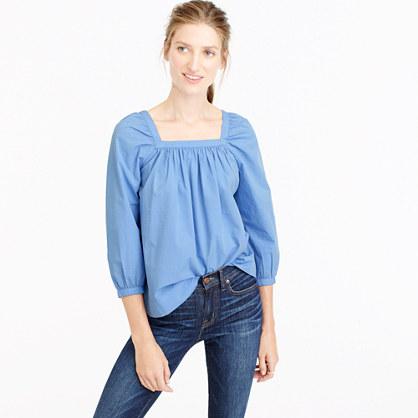 J.Crew Penny top in end-on-end cotton