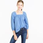 J.Crew Penny top in end-on-end cotton