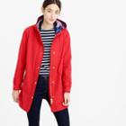 J.Crew Belted trench coat with hood