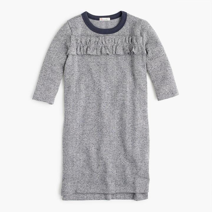 J.Crew Girls' ruffle-trim dress