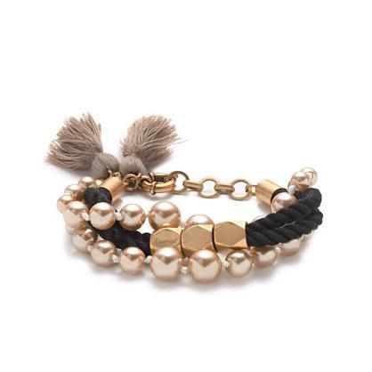 J.Crew Pearl tassel bracelet