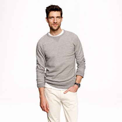 J.Crew Sueded fleece sweatshirt