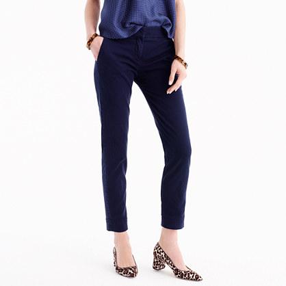 J.Crew Cropped pant in stretch chino
