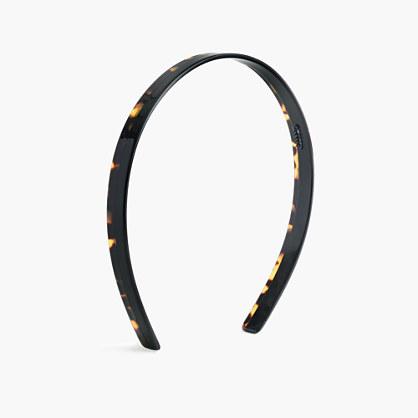 J.Crew Colorblock headband in Italian tortoise and acetate