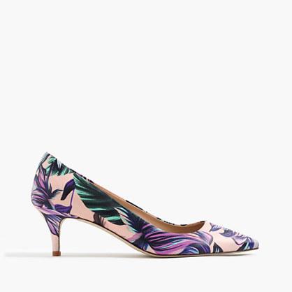 J.Crew Painted petal Dulci kitten heels
