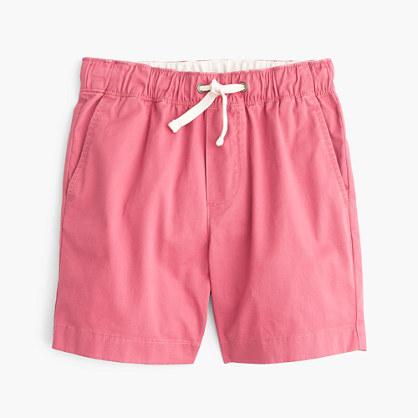 J.Crew Boys' stretch dock short in lightweight chino