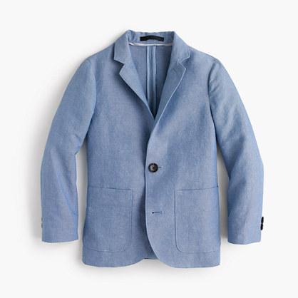 J.Crew Boys' unconstructed Ludlow blazer in Irish linen