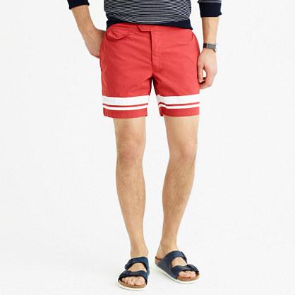 J.Crew 6.5 tab swim short in harbor stripe
