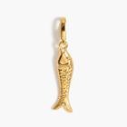 J.Crew Demi-fine 14k gold-plated fish charm