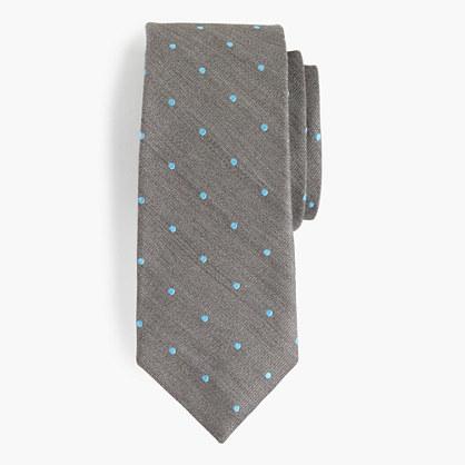 J.Crew English silk tie in dot