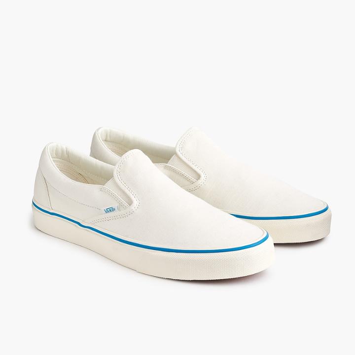 J.Crew Vans for J.Crew slip-on sneakers in ripstop cotton