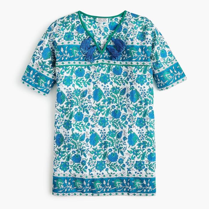 J.Crew Girls' SZ Blockprints for crewcuts tunic